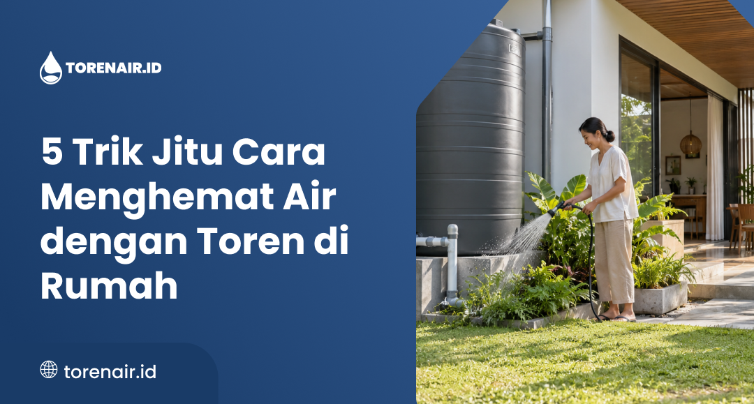 5 Trik Jitu Cara Menghemat Air dengan Toren di Rumah