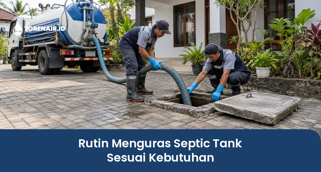 Rutin Menguras Septic Tank Sesuai Kebutuhan