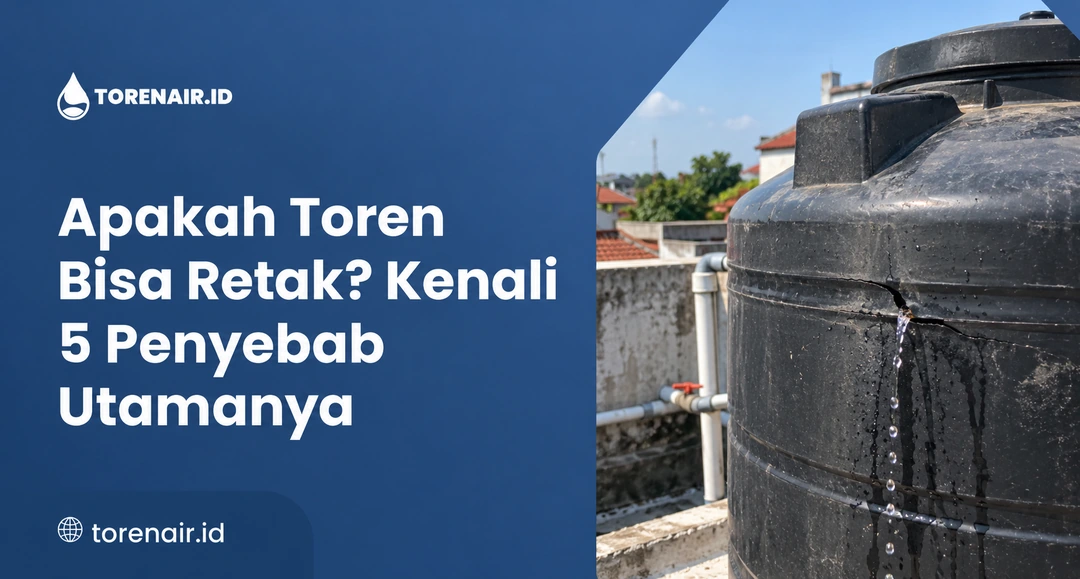Apakah Toren Bisa Retak? Kenali 5 Penyebab Utamanya
