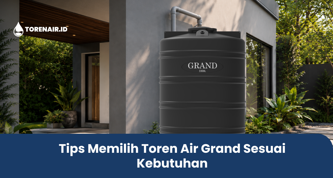 Tips Memilih Toren Air Grand Sesuai Kebutuhan