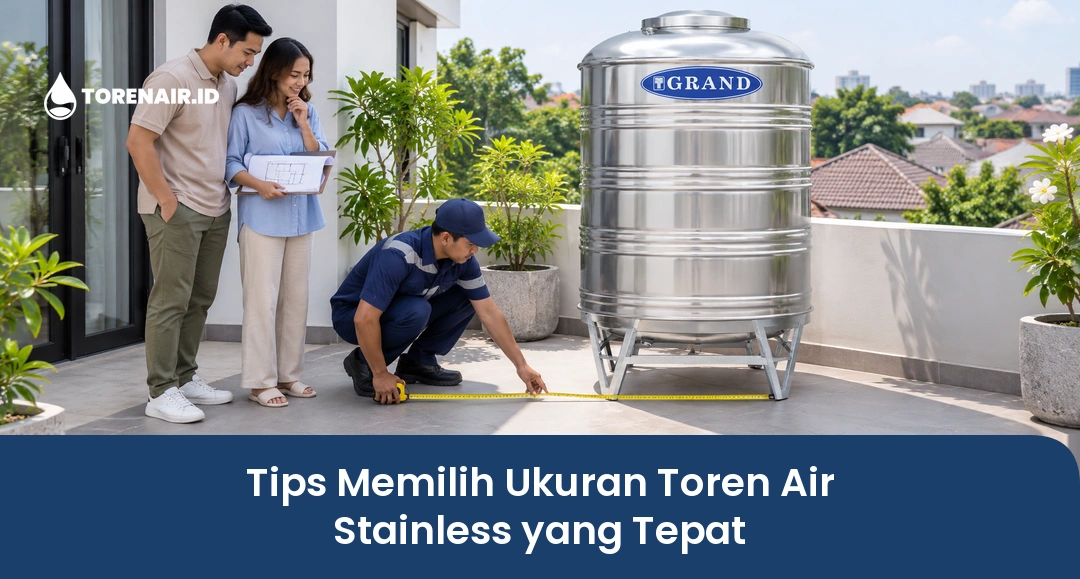 Tips Memilih Ukuran Toren Air Stainless yang Tepat